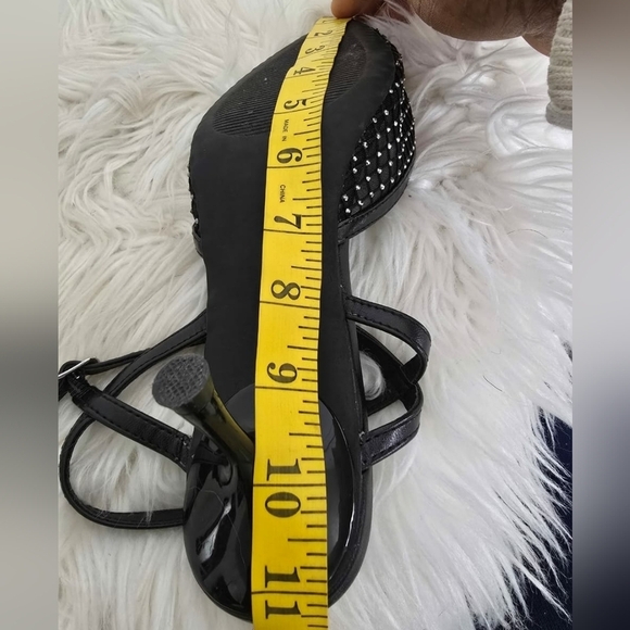 Madden Girl Ankle Strappy Mesh Embellished Pointed Toe Kitten Heel Mules🌴 - Picture 10 of 10